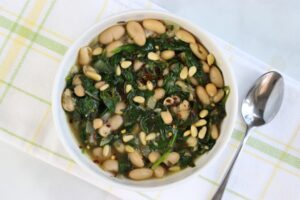 Spinach and White Beans
